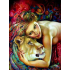 Mona Lisa diamond painting 40x30cm: vrouw met leeuw